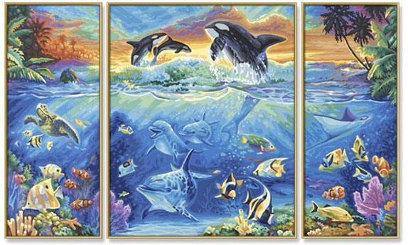 Pintar por N�meros - En Los Arrecifes de Coral