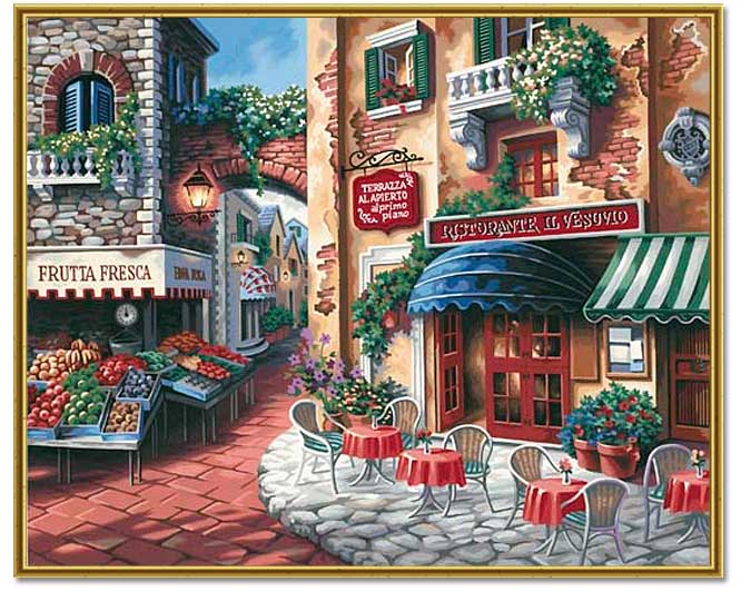 Pintar por N�meros - Terraza en Italia