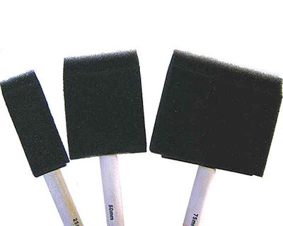 Kit 3 Pinceles Esponja