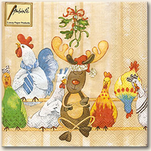 Servilletas - El Reno y Las Aves (20 Servilletas)