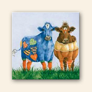 Servilletas - Vacas Locas (20 Servilletas)