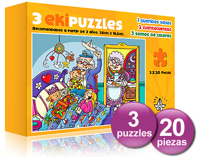 Ekipuzzles (Pack de 3 puzzles)