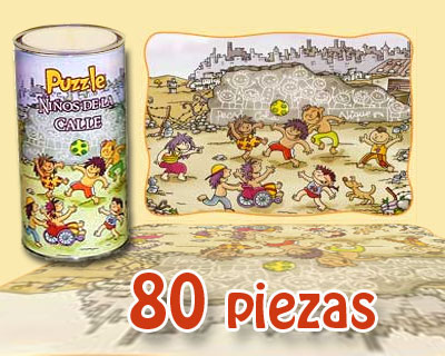 Puzzle Ondulado - Ni�os de la Calle