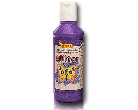 T�mpera Glitter 250 ml. - Morado