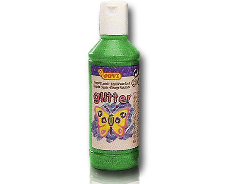 T�mpera Glitter 250 ml. - Verde