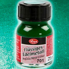 Pintura Metalizada frasco 25 ml. - Verde Esmeralda