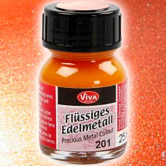 Pintura Metalizada frasco 25 ml. - Naranja